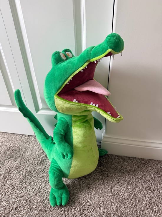 Disney Other - Disney Store Peter Pan Tick-Tock Crocodile Plush with Sound 20 Inch